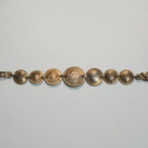 Vintage Austrian Coin Bracelet
